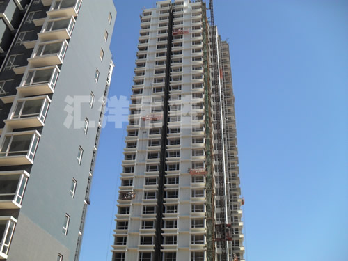 匯洋吊籃施工現場